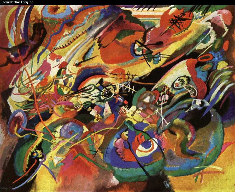 Vassily Kandinsky Study for composition fell